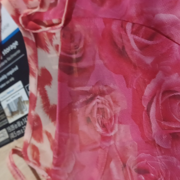 SHEIN SIZE 0XL Shear Pink Rose Tube Top - Picture 6 of 7